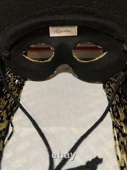 Halloween Eye Mask Stunning Vintage By GYPSY RENAISSANCE RARE