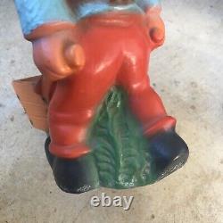 Halloween Horror-rare Creepy Vintage Large Gnomes-west Germany- Burned/ Charred