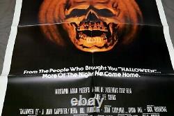 Halloween II (1981) Vintage Original Poster 27 X 41 Folded Near Mint Rare Litho
