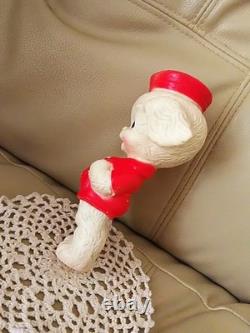 Halloween Rare American VTG Sun Rubber Puppy Dog Sofubi 1950 Poodle Sailor Doll