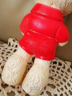 Halloween Rare American VTG Sun Rubber Puppy Dog Sofubi 1950 Poodle Sailor Doll