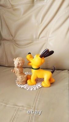 Halloween Rare VTG Disney Pluto Nakajima Seisakusho Made in Japan Stamped Rubbe