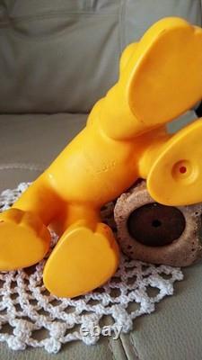 Halloween Rare VTG Disney Pluto Nakajima Seisakusho Made in Japan Stamped Rubbe