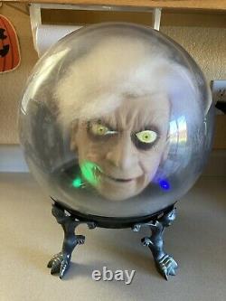 Halloween Vintage Gemmy Large Spirit Ball Dr. Shivers Sound Motion RARE