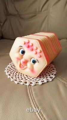 Halloween rare 1962 America VTG baby pink accordion STAR company Star rubber dol