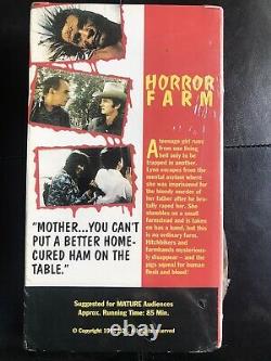 Horror Farm Vhs HQV Vintage Cult Rare Horror Splatter Gore