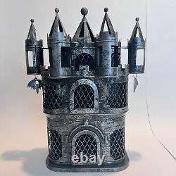 Illuminations Halloween Gothic Haunted Castle, Vintage, Holds 10 Tealights, Rare