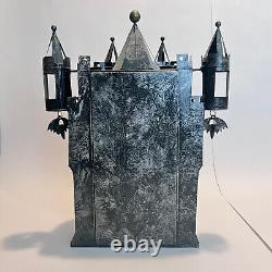 Illuminations Halloween Gothic Haunted Castle, Vintage, Holds 10 Tealights, Rare