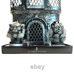 Illuminations Halloween Gothic Haunted Castle, Vintage, Holds 10 Tealights, Rare