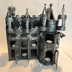 Illuminations Halloween Gothic Large Haunted Castle Holds 13 Tealights VTG Rare