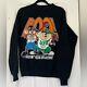 Jerzees Rare Vintage 80's Halloween With Bugs And Taz Sweatshirt Sz L