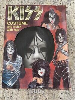 Kiss 1978 Ace Frehley Collegeville Halloween Costume In Box Aucoin Vintage Rare
