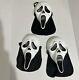 Lot Of 3! Ghost Face Scream Mask Plastic Easter Unlimited Halloween Rare Vtg