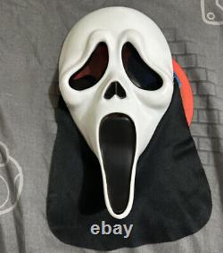 LOT OF 3! Ghost Face Scream Mask Plastic Easter Unlimited Halloween RARE VTG