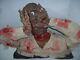 Lifesize Zombie Crypt Corpse Removing Head Rubber Halloween Rare Vintage Prop