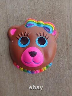 Lisa Frank Halloween RARE Rainbow Bear Mask VTG 80s Early NOS