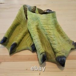 NOS VINTAGE 1986 RARE Indisquise Creature From BLACK LAGOON LIZARD COSTUME FEET