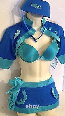 NWT Victoria's Secret Sexy FLIGHT ATTENDANT Adult Costume Halloween RARE Uniform