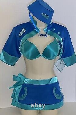 NWT Victoria's Secret Sexy FLIGHT ATTENDANT Adult Costume Halloween RARE Uniform