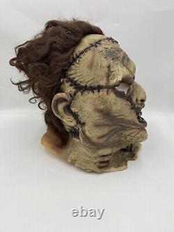 New Line Cinema Texas Chainsaw Massacre Leatherface Mask 100% Latex RARE Vintage