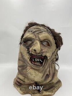 New Line Cinema Texas Chainsaw Massacre Leatherface Mask 100% Latex RARE Vintage