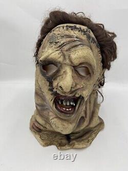 New Line Cinema Texas Chainsaw Massacre Leatherface Mask 100% Latex RARE Vintage