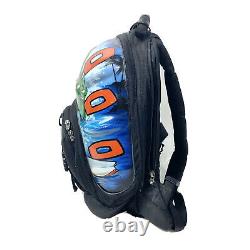 Oakley Hard shell Backpack Vintage Rare Case Custom Loch Ness Monster Painted