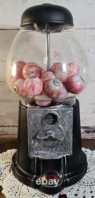 Oddities Weird Curiosities ART Vtg Gumball Machine Handmade Creepy Eyeballs RARE