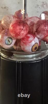 Oddities Weird Curiosities ART Vtg Gumball Machine Handmade Creepy Eyeballs RARE