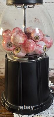 Oddities Weird Curiosities ART Vtg Gumball Machine Handmade Creepy Eyeballs RARE