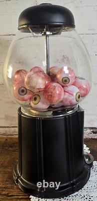 Oddities Weird Curiosities ART Vtg Gumball Machine Handmade Creepy Eyeballs RARE