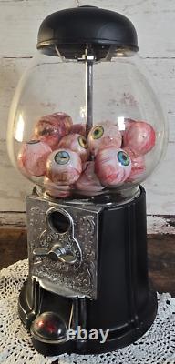 Oddities Weird Curiosities ART Vtg Gumball Machine Handmade Creepy Eyeballs RARE