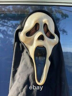 Original Vintage SCREAM GhostFace Mask, Fun World DIV, Glow, COTTON RARE