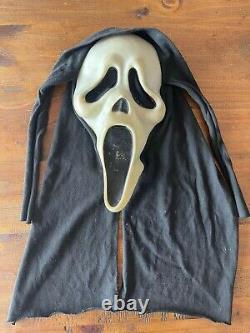 Original Vintage SCREAM GhostFace Mask, Fun World DIV, Glow, COTTON RARE
