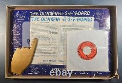 Ouija Board Vintage Olympia ESP Board Spirit Astrology Halloween + Rare 45 RPM