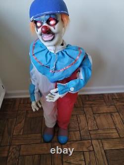 Pan Asian Halloween animated clown scary prop 35 RARE vintage light up lawn dec