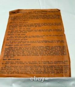 RARE 1920 Beistle Halloween Silhouettes for Party Decorations Box 46 Silhouettes