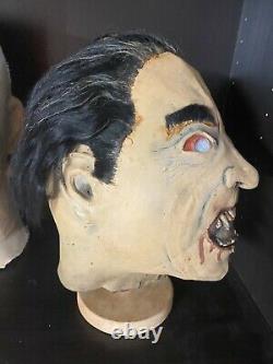 RARE 1970s Vintage Don Post Studios Christopher Lee Dracula mask