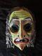 Rare Ben Cooper Inc. Plastic Witch Halloween Mask With Glitter And Tag Vintage