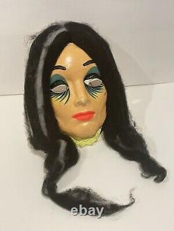 RARE Ben Cooper LILY MUNSTER Costume & Mask Vintage 1964