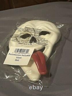 RARE Child Vintage Wassup! Scream Tongue Out GhostFace Mask Easter Unlimited HTF