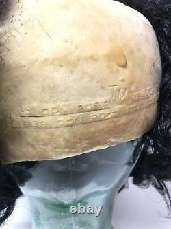 RARE DON POST Studios Neanderthal Cave Man Latex Halloween Mask Vintage 1982