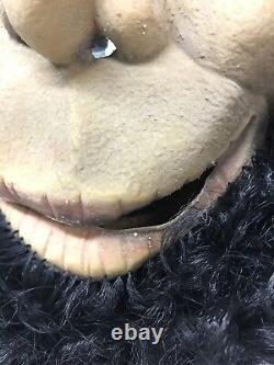 RARE DON POST Studios Neanderthal Cave Man Latex Halloween Mask Vintage 1982