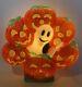 Rare Don Featherstone Vtg Halloween Union Blow Mold Ghost Pumpkin Patch Wreath