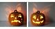 Rare Double-sided Vintage 1985 Large Ceramic Jack-o'-lantern Pumpkin Light