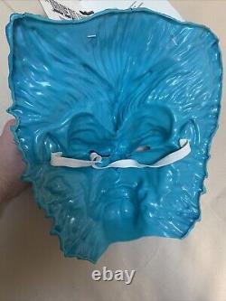 RARE HTF 1995 Marvel DISGUISE X-Men Beast Halloween Cosplay Mask Blue Vintage