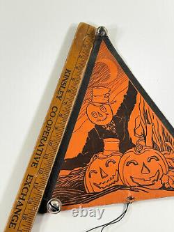 RARE KIRBY Mfg antique 30s Halloween Costume Hat with Bells