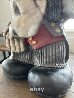 RARE Mario Chiodo Studios Butler Door Greeter Halloween Decor NWT 23 vintage