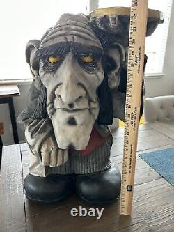 RARE Mario Chiodo Studios Butler Door Greeter Halloween Decor NWT 23 vintage