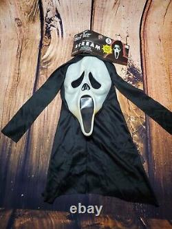 RARE NOS Vintage 1997 SCREAM Ghost Face Mask! Fun World / Easter Unlimited! GLOW